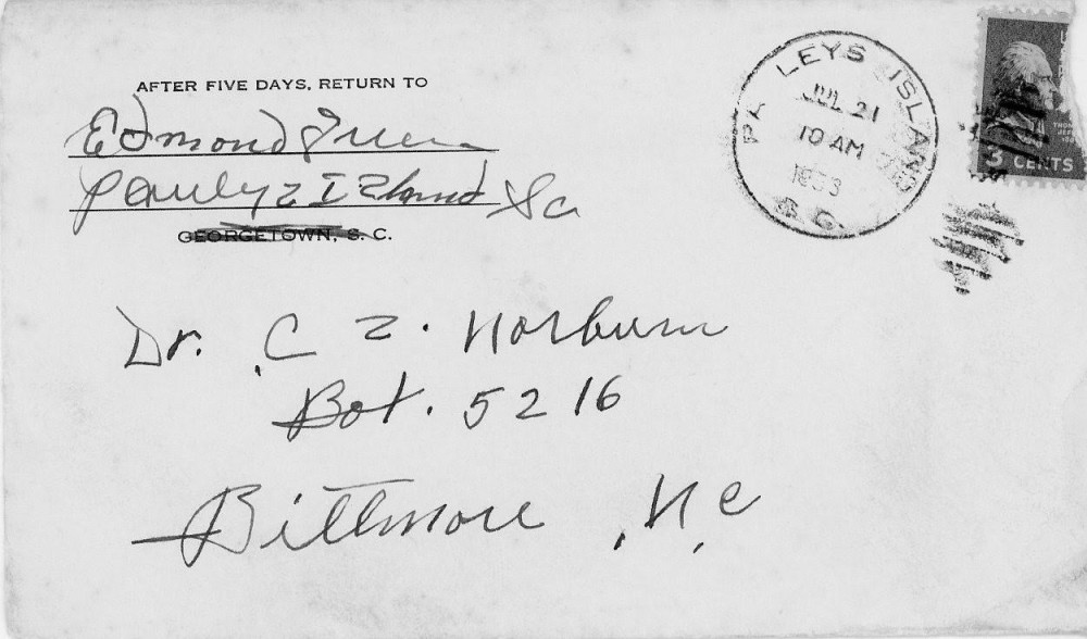 Letter - Edmund Greene to Charles S Norburn Jul 20 1952