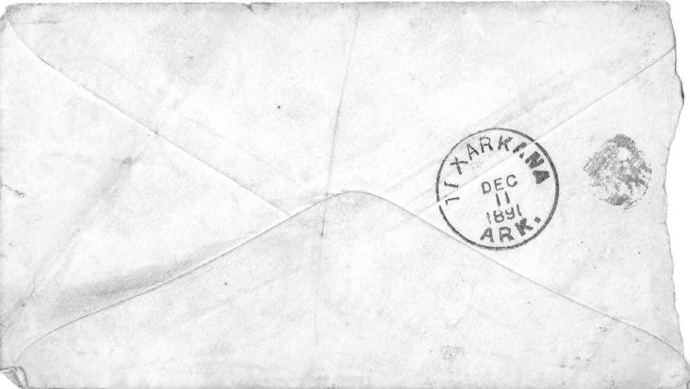 Letter - Joel Ingram to R H Ingram Dec 9 1891