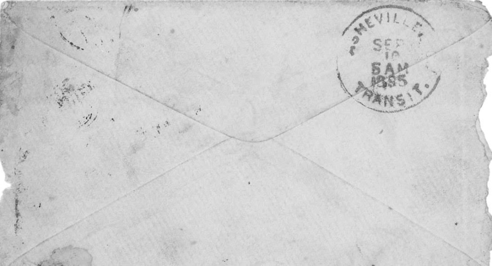 Letter - R H Ingram to W M Ingram Sep 7 1895