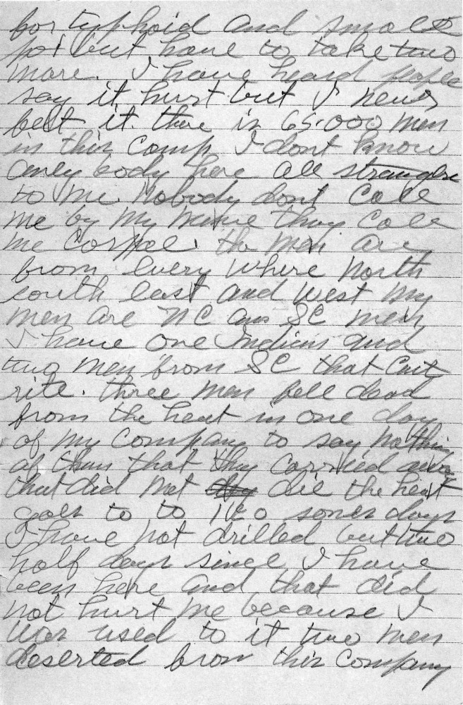 Letter - Horace G Ingram to Laura Sumner (Ingram) Aug 11 1918