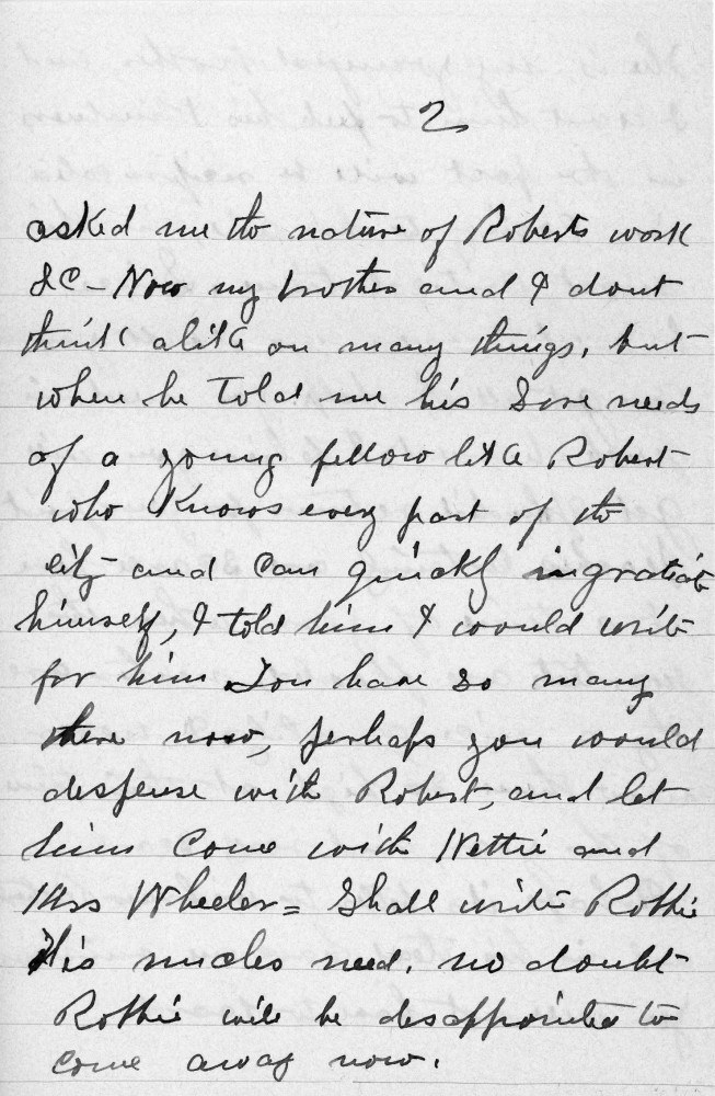 Letter - H R Melendy to W G Voorheis Aug 25 1902
