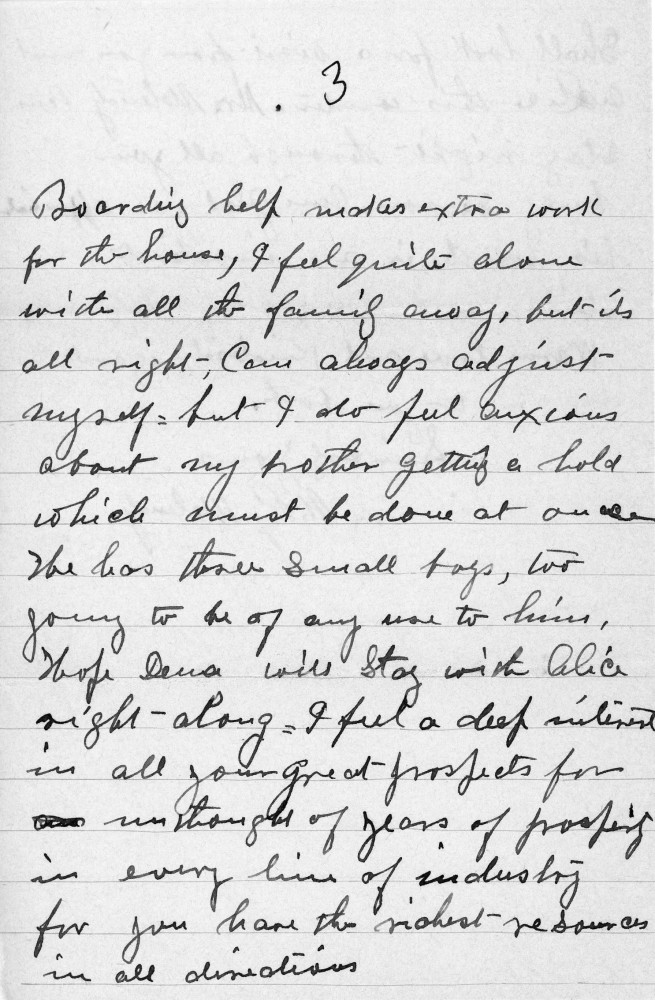 Letter - H R Melendy to W G Voorheis Aug 25 1902