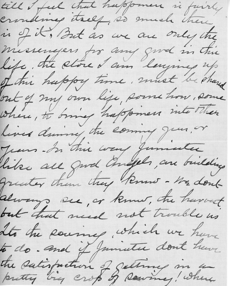 Letter - E E Merrick to Mrs W G Voorheis Apr 1908