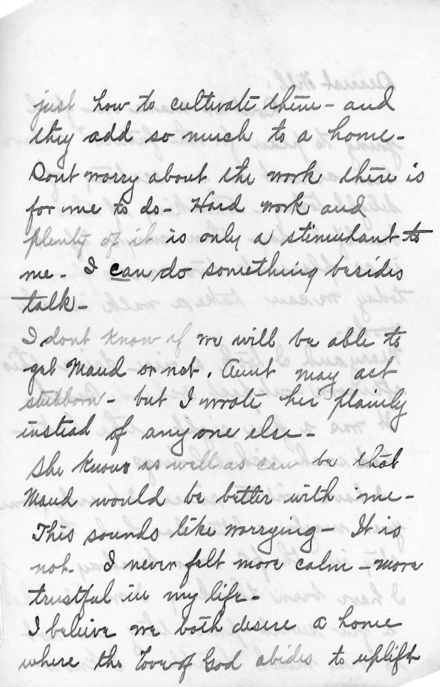 Letter - Alice Mottinger to W G Voorheis Mar 23 1902