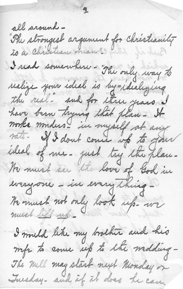 Letter - Alice Mottinger to W G Voorheis Mar 23 1902