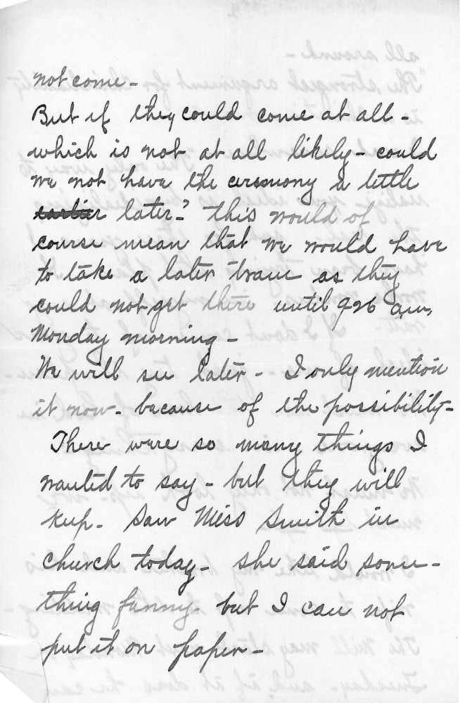 Letter - Alice Mottinger to W G Voorheis Mar 23 1902
