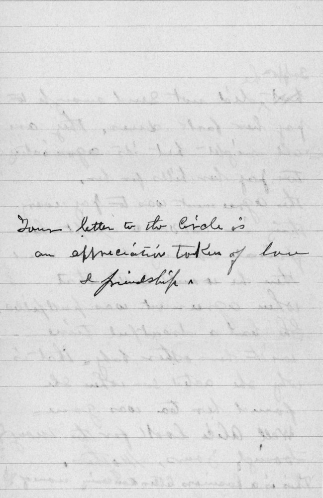 Letter - Mrs S B Mottinger to Alice Mottinger Aug 29 1902