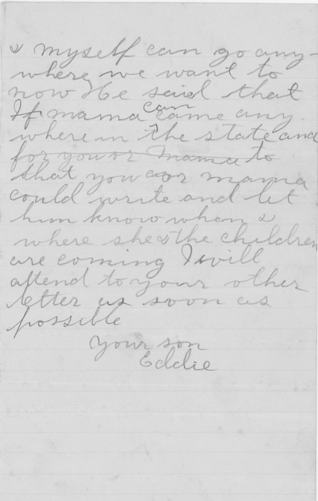 Letter - Edward H Norburn to Charles A Norburn Jun 20 1901