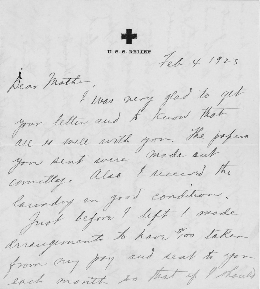 Letter - Charles S Norburn to Susan L Strickland (Norburn) Feb 4 1923