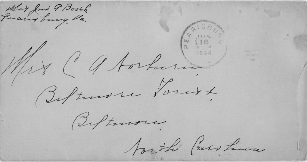 Letter - Anne Booth to cousin Susan L Strickland (Norburn) Jun 16 1934