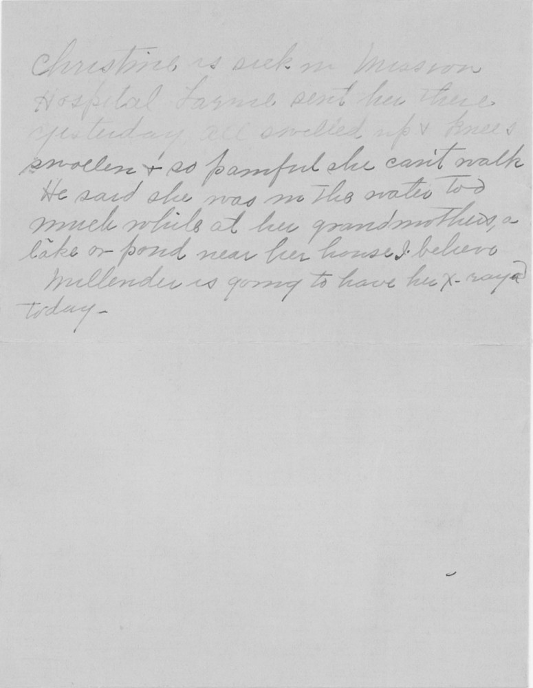 Letter - Susan L Strickland (Norburn) to Martha E Norburn Aug 27 1935