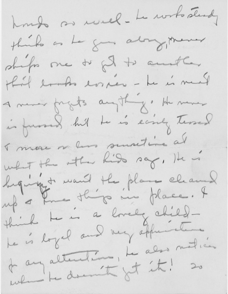 Letter - Mary H Norburn (Willey) to Susan L Strickland (Norburn) Feb 3 1941