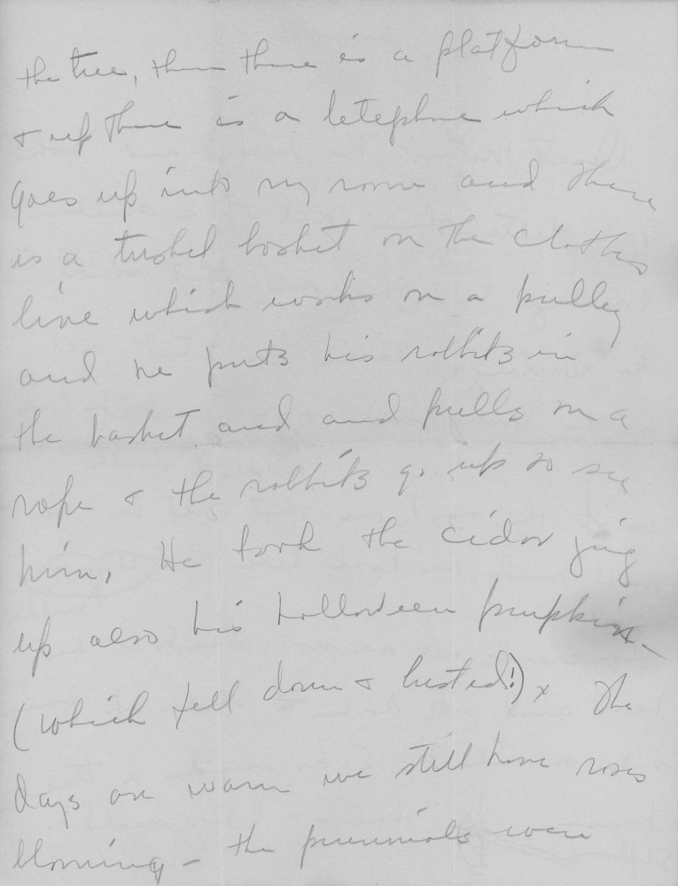 Letter - Mary H Norburn (Willey) to Susan L Strickland (Norburn) Nov 1941