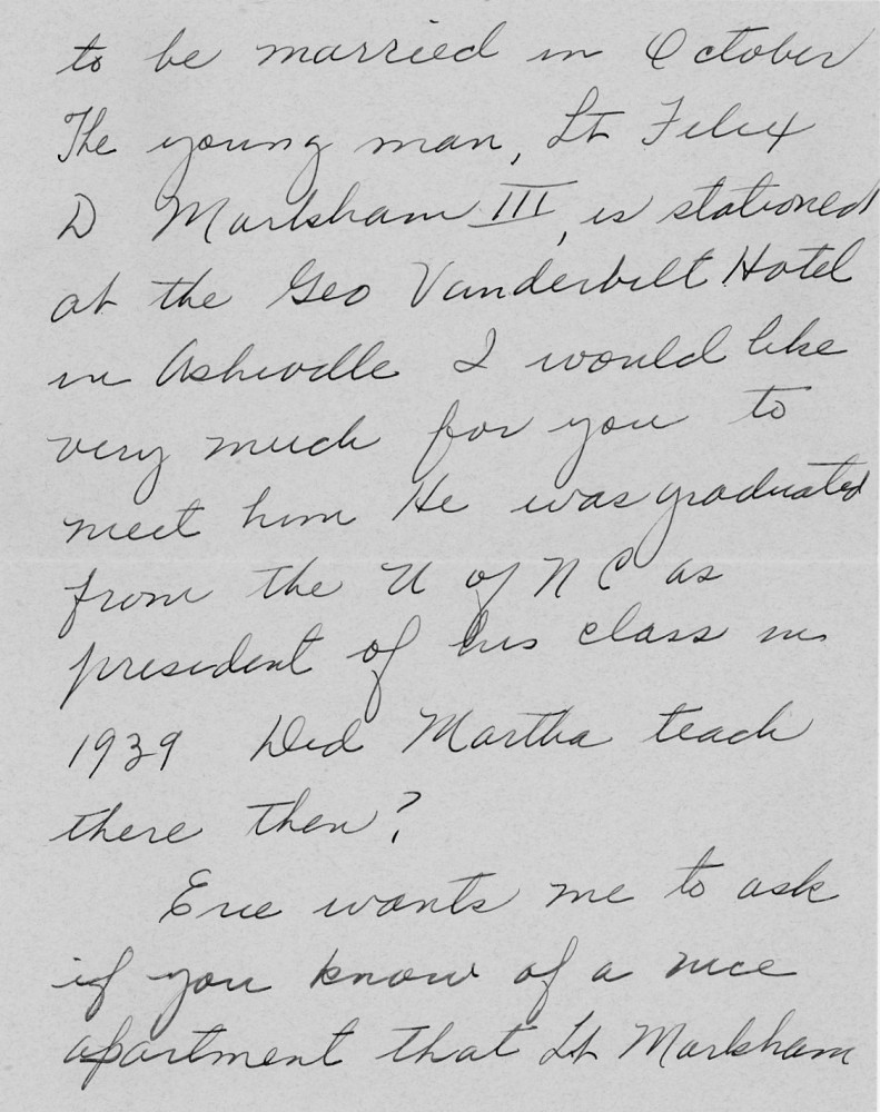 Letter - Mrs Edward Crumpton to cousin Susan L Strickland (Norburn) Aug 24 1944