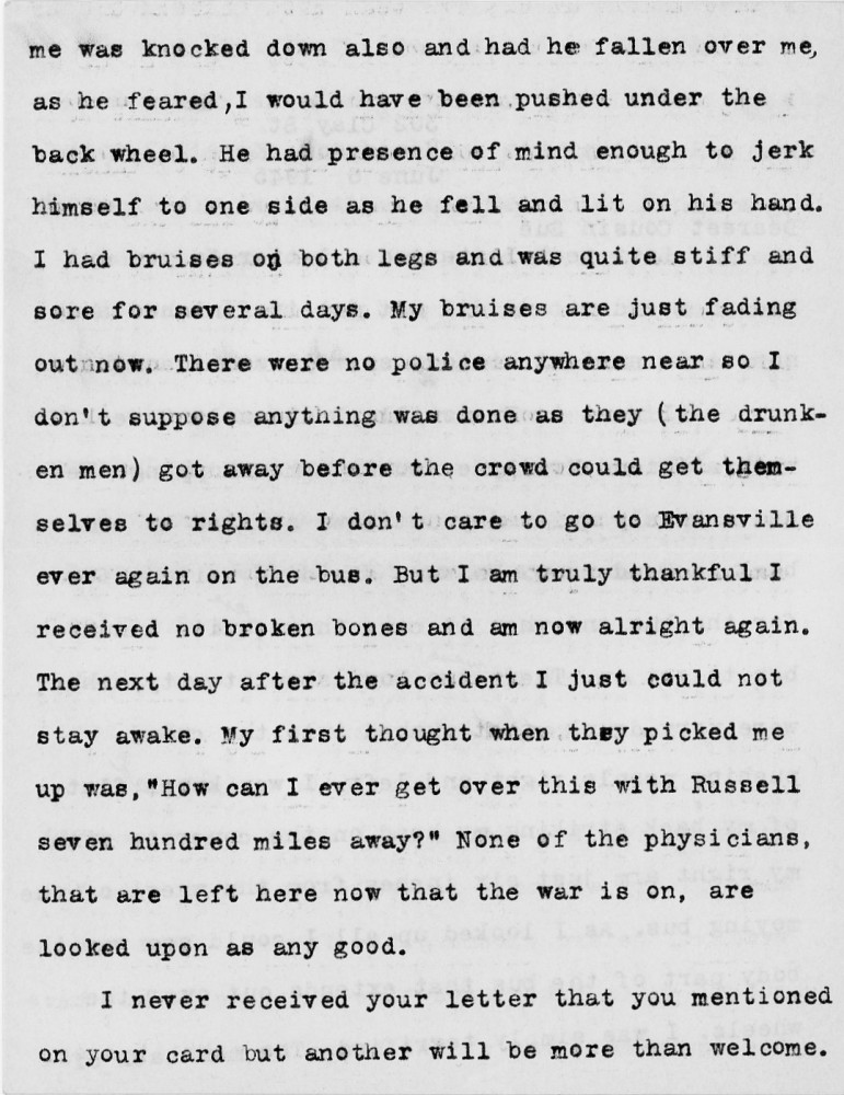 Letter - Jane Alves to cousin Susan L Strickland (Norburn) Jun 6 1945
