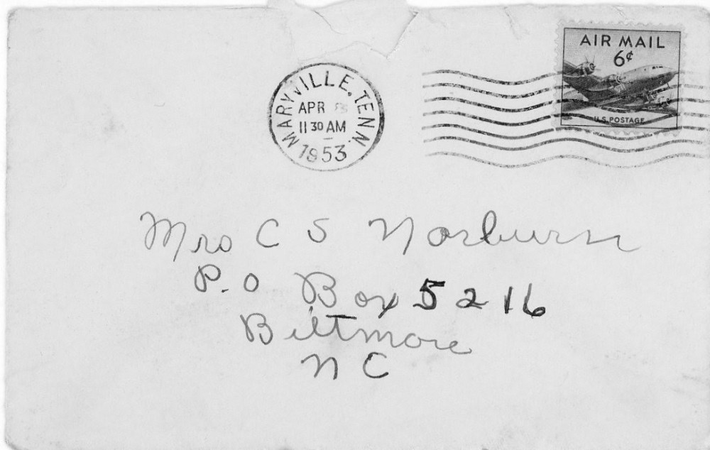 Letter - Anne Norburn to Helen S Johnson (Norburn) Apr 11 1953