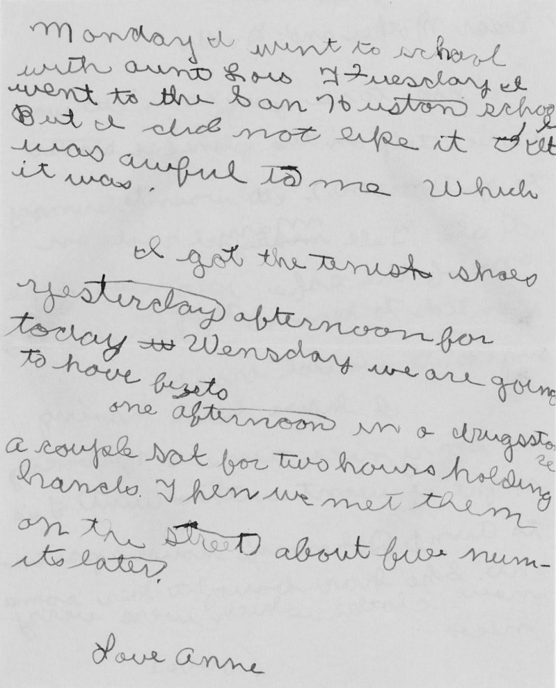 Letter - Anne Norburn to Helen S Johnson (Norburn) Apr 11 1953