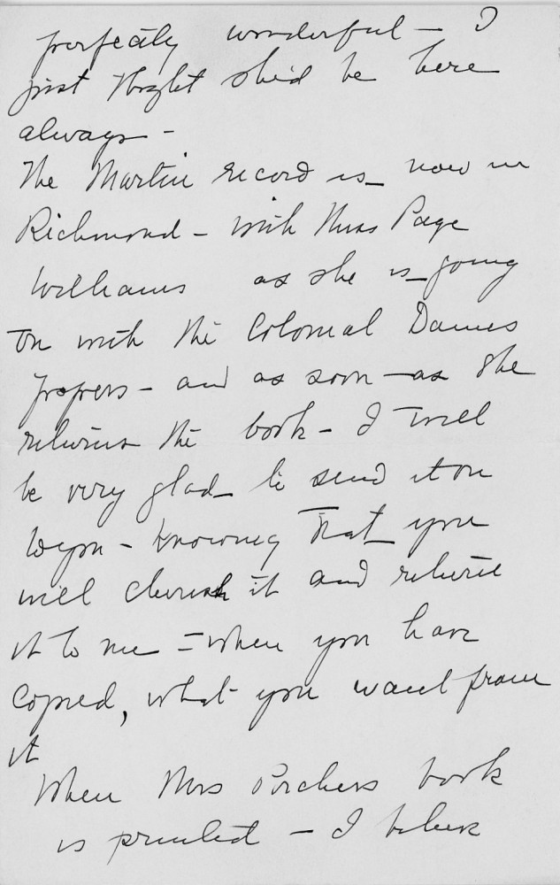Letter - Helen Geary to Martha E Norburn Jan 30 1935