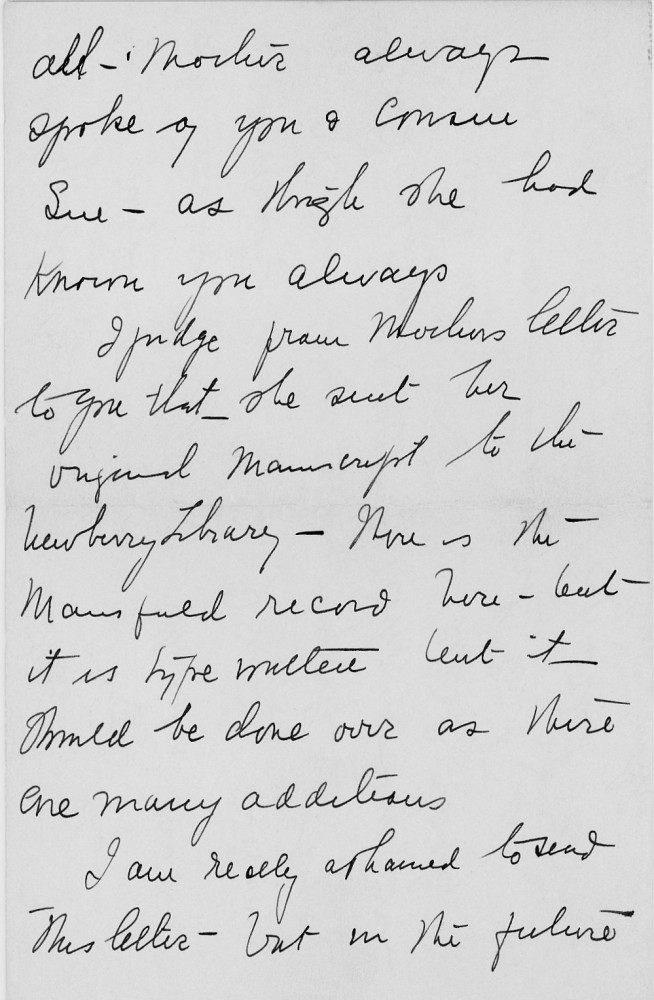 Letter - Helen Geary to Martha E Norburn Jan 30 1935