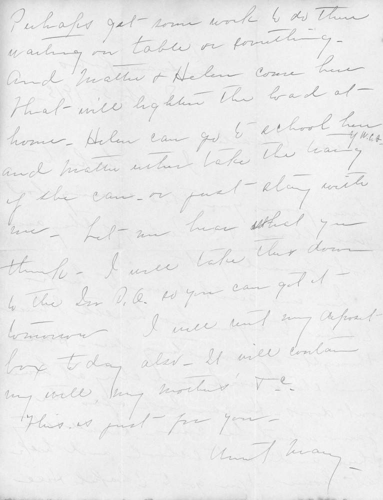 Letter - Mary V C Strickland (Tarpenning) to Charles S Norburn Sep 5 1913