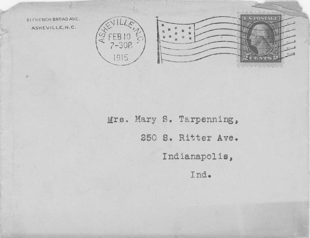 Letter - Dr Minor to Mary V C Strickland (Tarpenning) Feb 9 1915