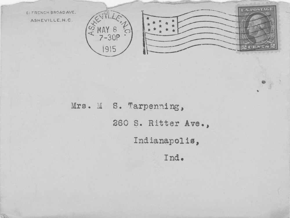 Letter - Dr Minor to Mary V C Strickland (Tarpenning) May 8 1915