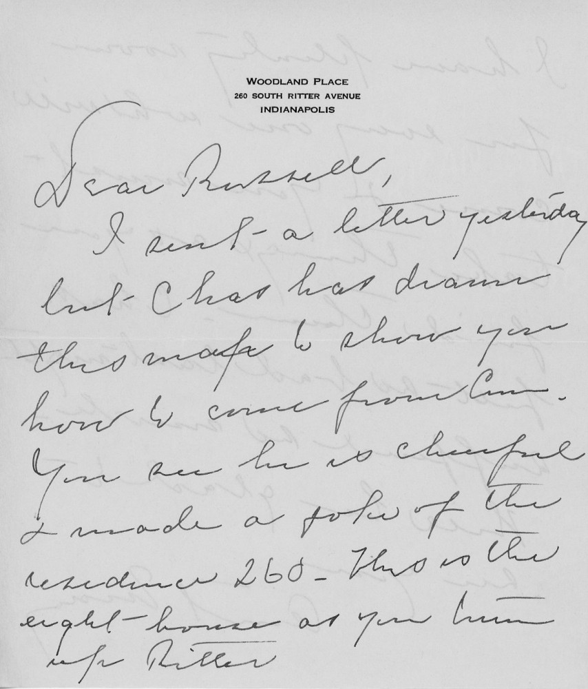 Letter - Mary V C Strickland (Tarpenning) to Russell L Norburn 1937