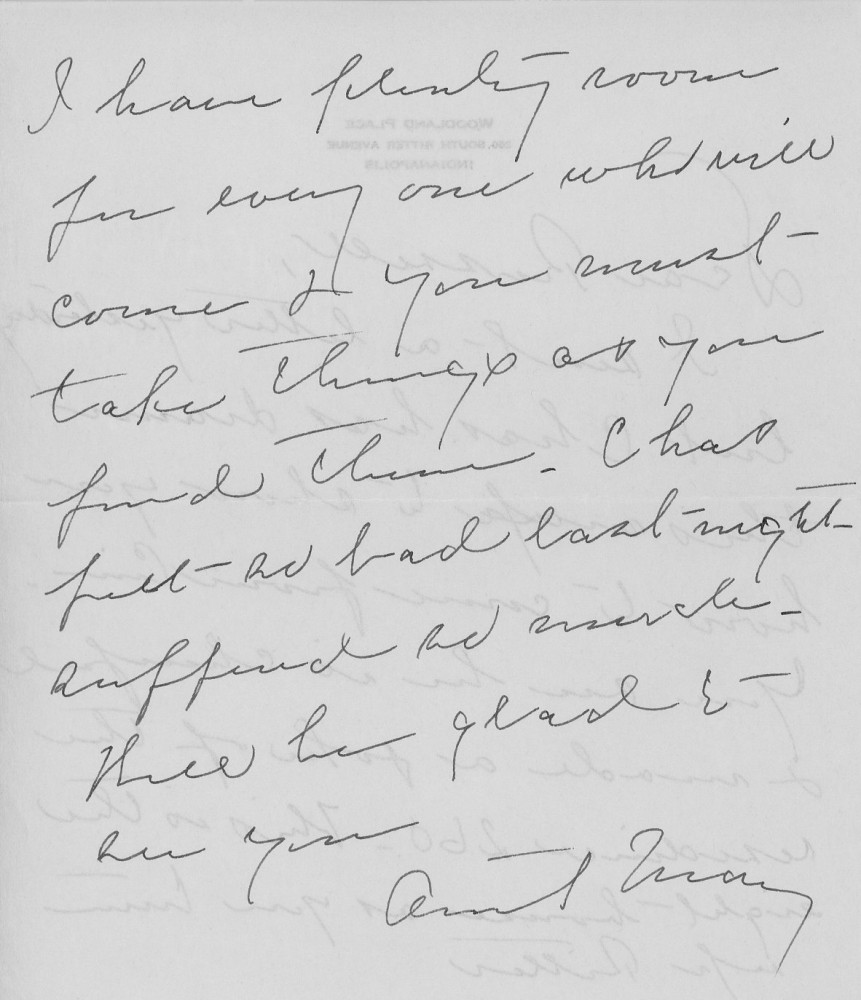 Letter - Mary V C Strickland (Tarpenning) to Russell L Norburn 1937