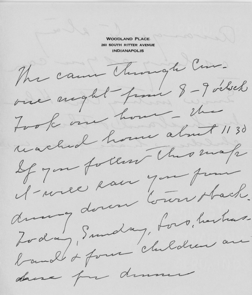 Letter - Mary V C Strickland (Tarpenning) to Russell L Norburn 3 1937