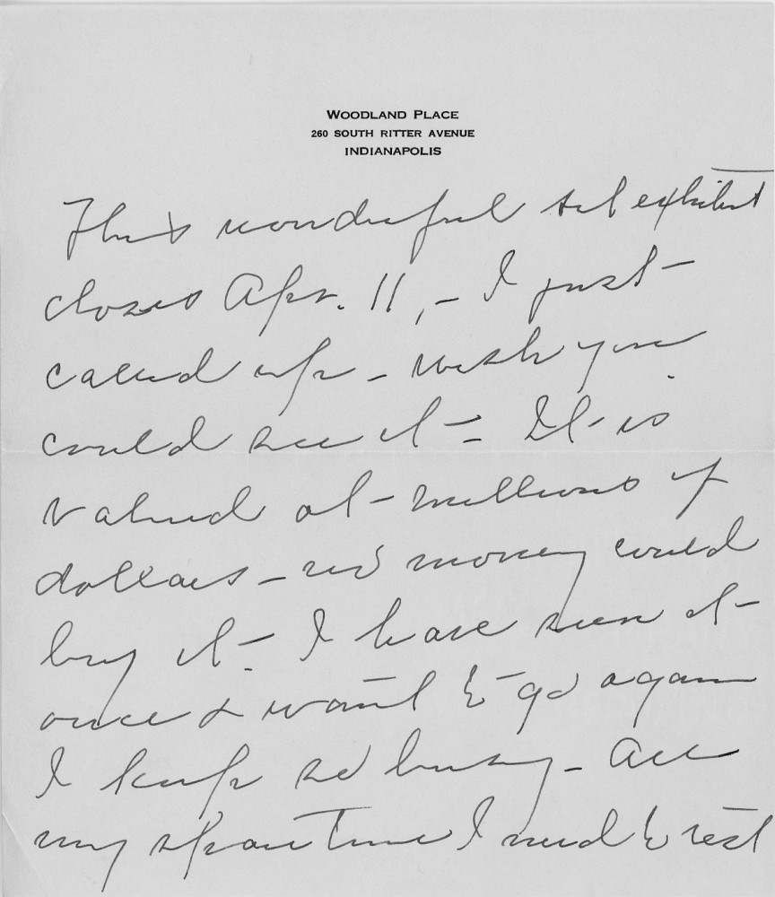 Letter - Mary V C Strickland (Tarpenning) to Russell L Norburn Apr 4 1937