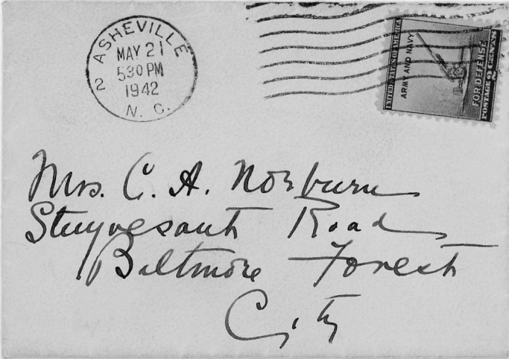 Letter - Marie Latham to Susan L Strickland (Norburn) May 21 1942