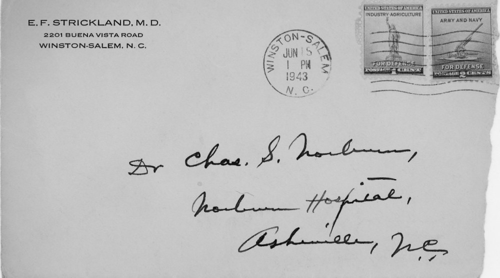 Letter - Edward F Strickland to Charles S Norburn Jun 15 1943