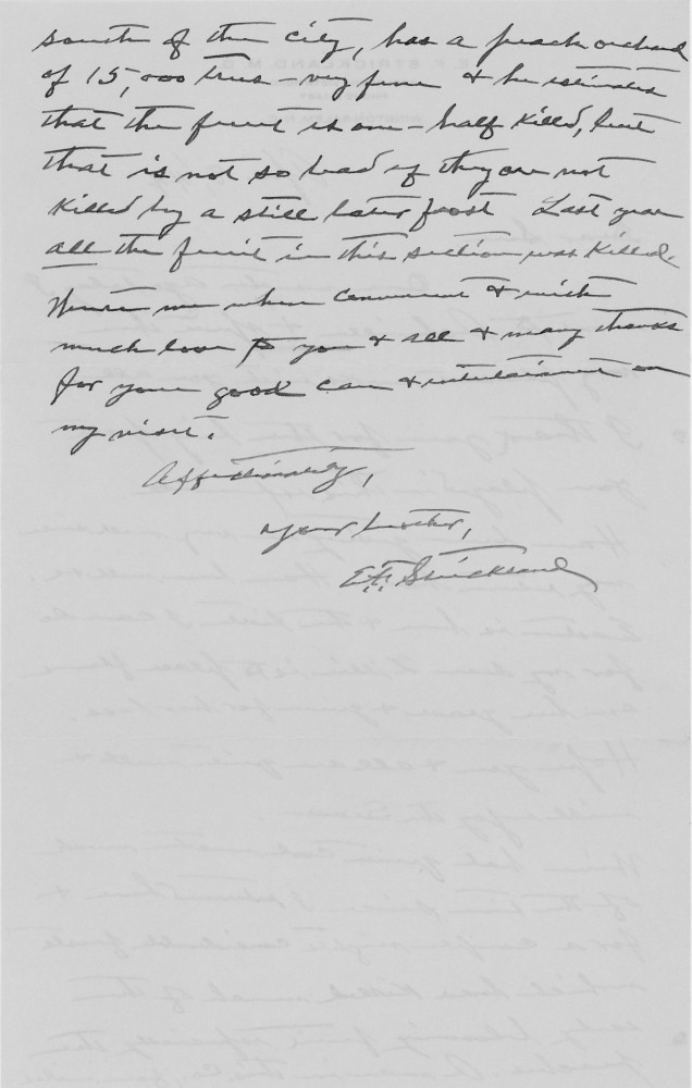 Letter - Edward F Strickland to Susan L Strickland (Norburn) Apr 8 1944