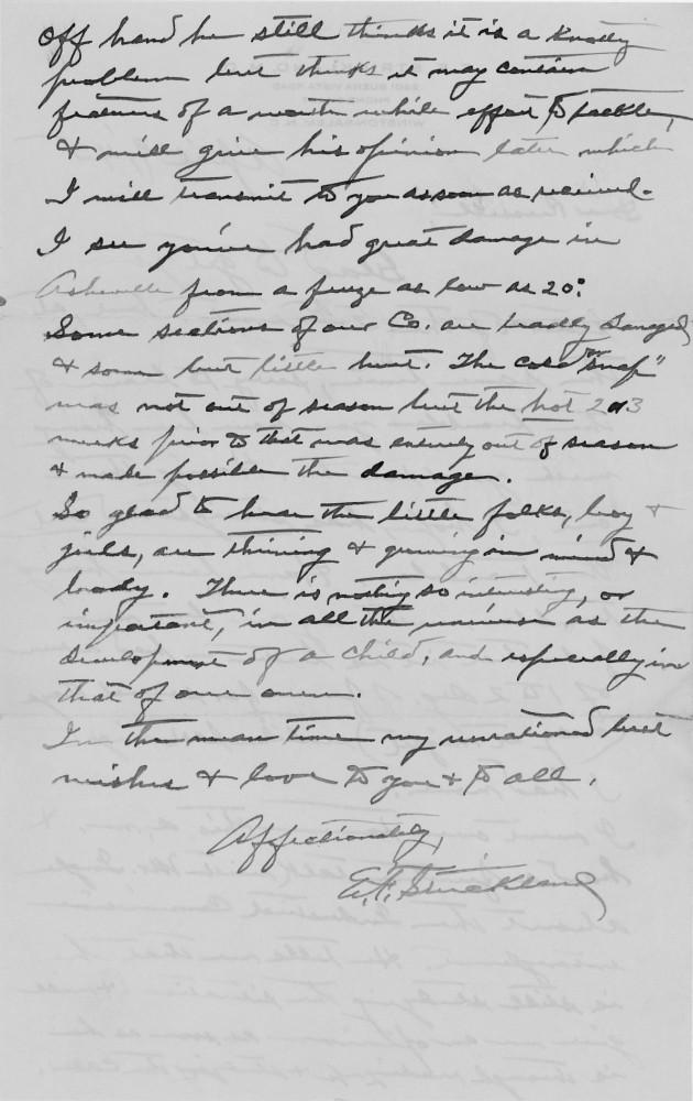 Letter - Edward F Strickland to Russell L Norburn Apr 9 1945