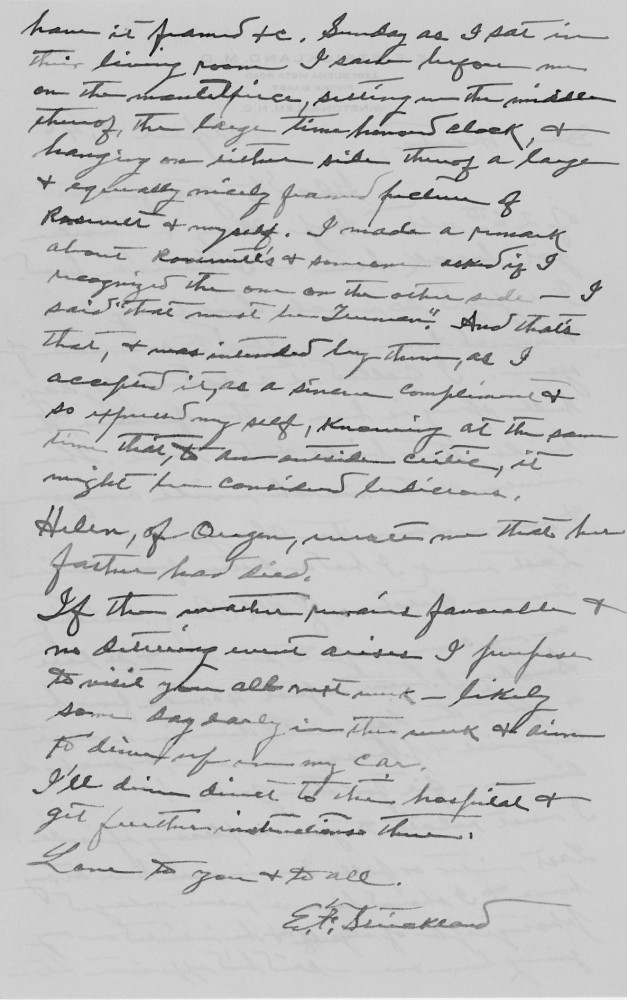 Letter - Edward F Strickland to Martha E Norburn Apr 3 1946