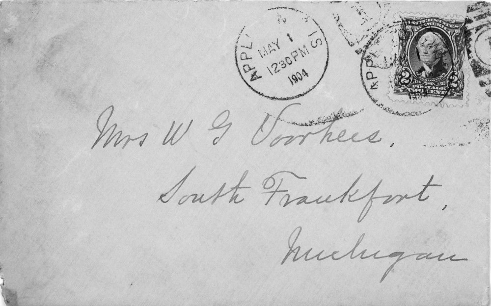 Letter - Juniata Stafford to W G Voorheis May 1 1904