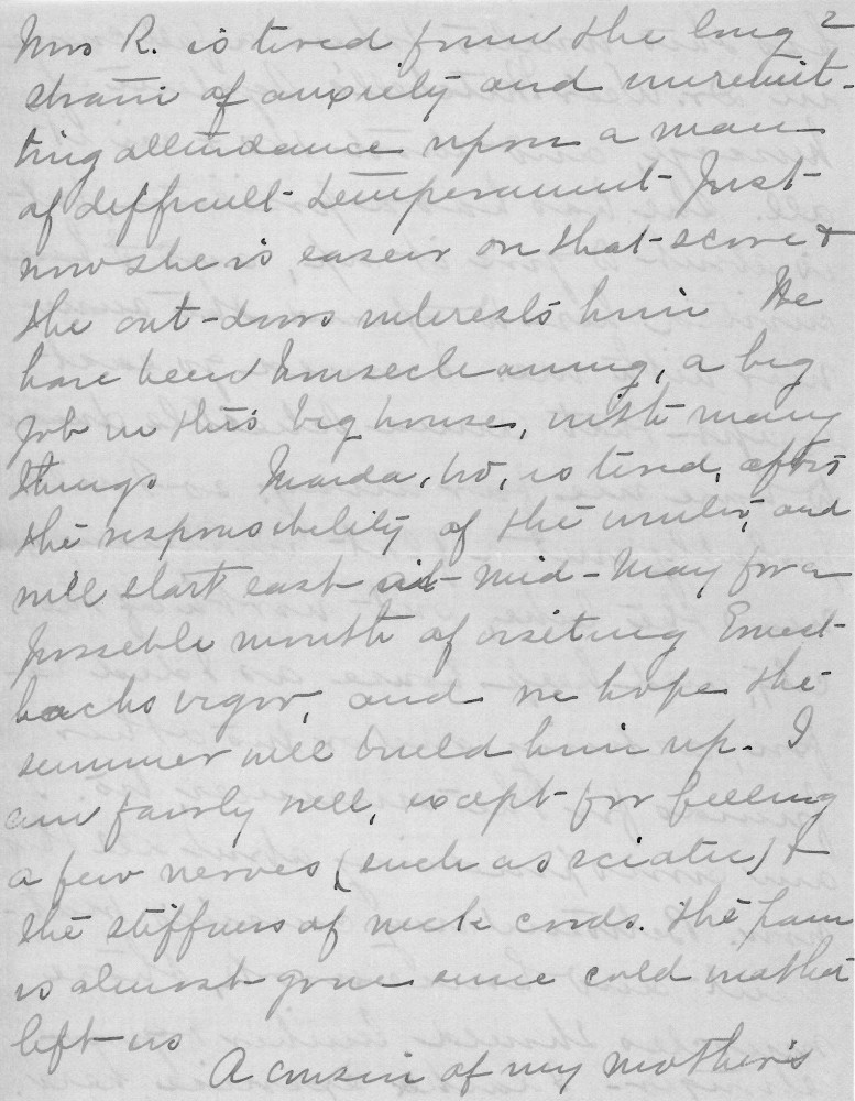 Letter - Juniata Stafford to W G Voorheis May 1 1904