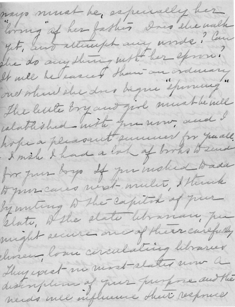 Letter - Juniata Stafford to W G Voorheis May 1 1904