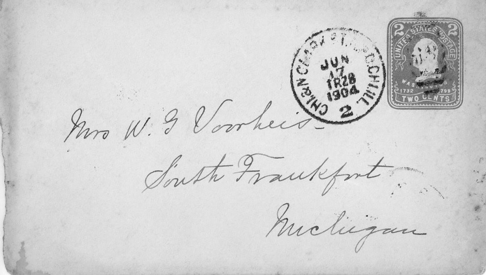 Letter - Juniata Stafford to Mrs W G Voorheis Jun 17 1904