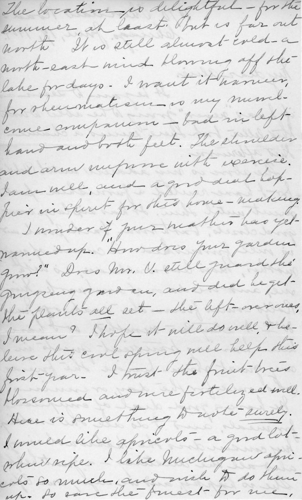 Letter - Juniata Stafford to Mrs W G Voorheis Jun 17 1904