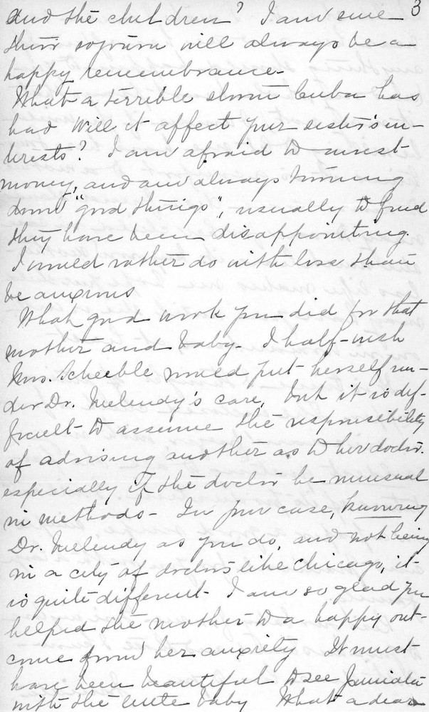 Letter - Juniata Stafford to Mrs W G Voorheis Jun 17 1904