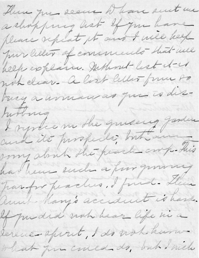 Letter - Juniata Stafford to Mrs W G Voorheis Oct 6 1904