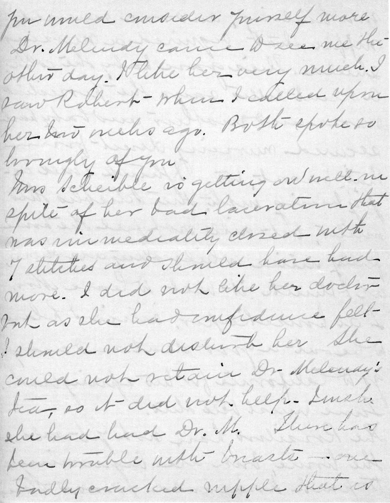 Letter - Juniata Stafford to Mrs W G Voorheis Oct 6 1904