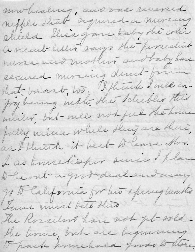 Letter - Juniata Stafford to Mrs W G Voorheis Oct 6 1904