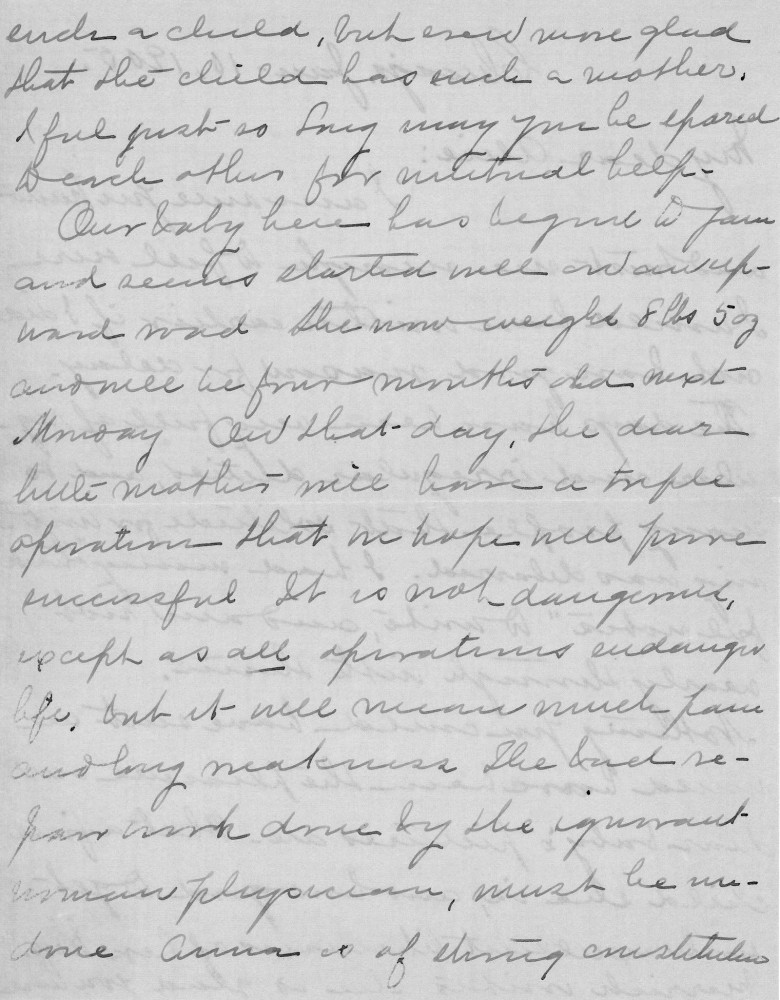 Letter - Juniata Stafford to Mrs W G Voorheis Jan 6 1905