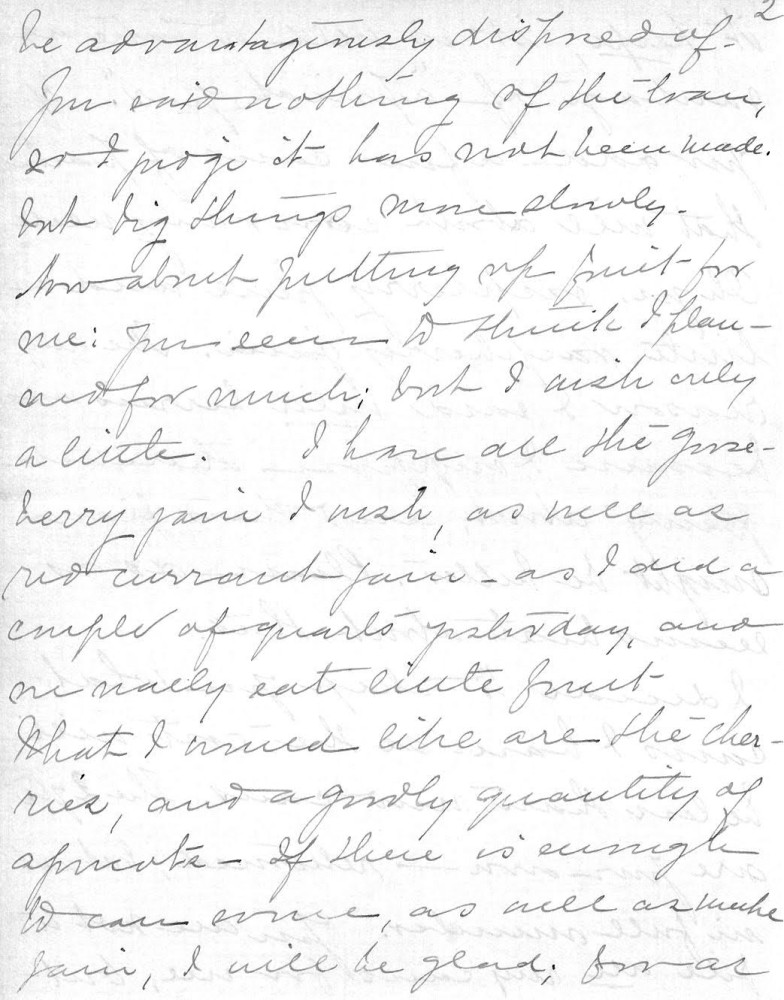 Letter - Juniata Stafford to Mrs W G Voorheis Jul 11 1905
