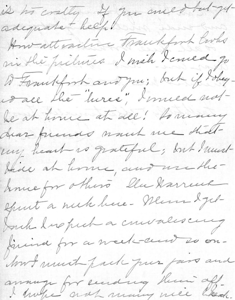 Letter - Juniata Stafford to Mrs W G Voorheis Jul 11 1905