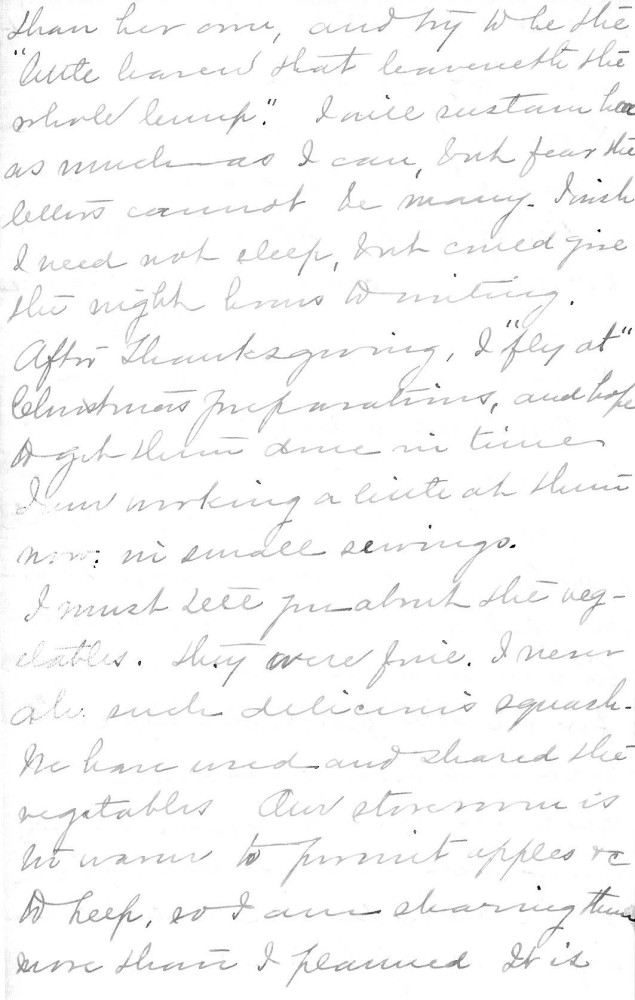 Letter - Juniata Stafford to Mrs W G Voorheis Nov 27 1906