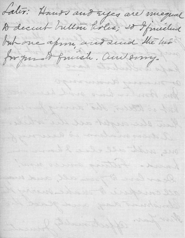 Letter - Juniata Stafford to Mrs W G Voorheis Dec 20 1906