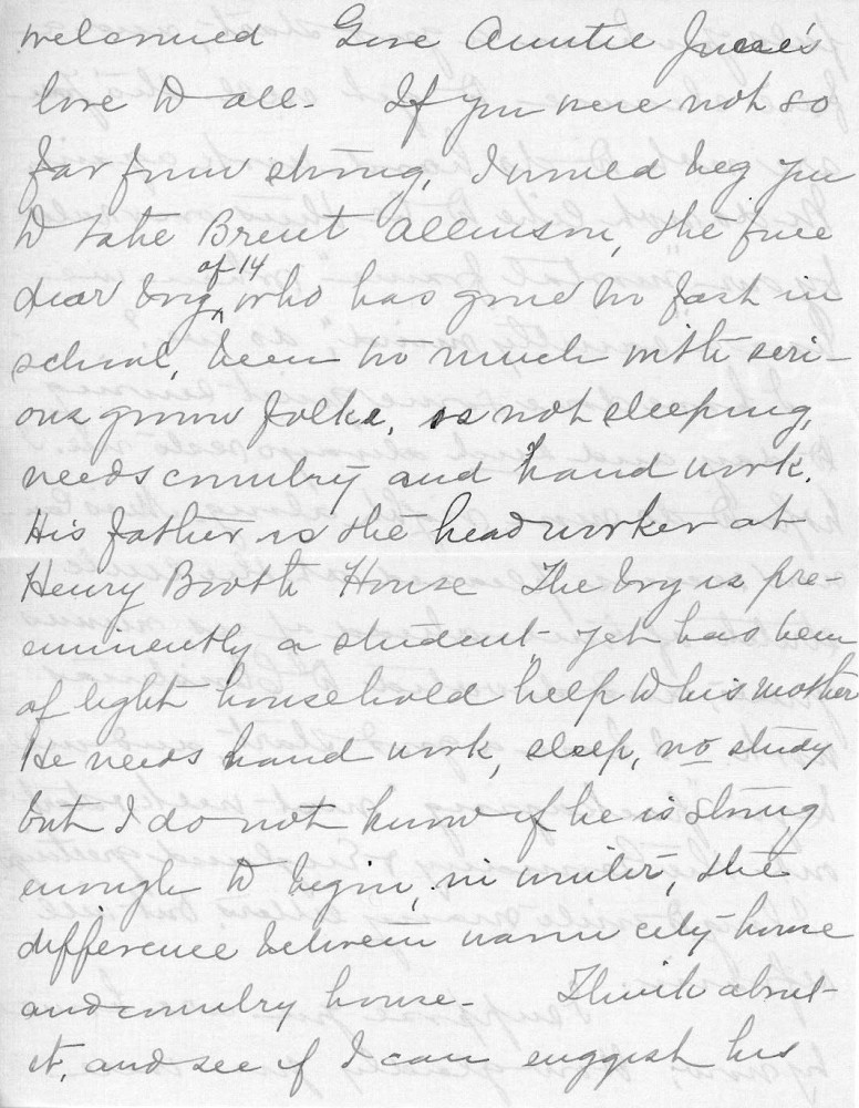 Letter - Juniata Stafford to Alice Voorheis 1907